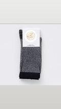 Chaussettes à rayures fines